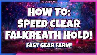 HOW TO SPEED CLEAR GEAR FARM FALKREATH HOLD - DEADLANDS - ESO