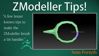 ZModeler Tips! - some ZModeler hard surface modelling tips for more intermediate ZBrush users