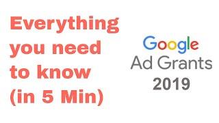 [2019] Google Ad Grant Tutorial