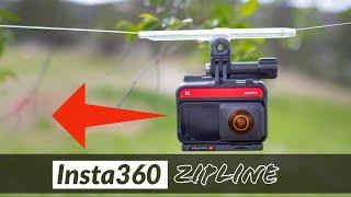 Insta360 on a Zip Line / Cool things to film with a 360 camera