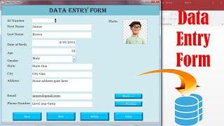 Data Entry Form Using MS ACCESS