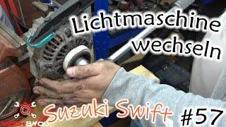 ️#57 Suzuki Swift Lichtmaschine / Generator tauschen |Ansaugbrücke ausbauen für die Lichtmaschine ?