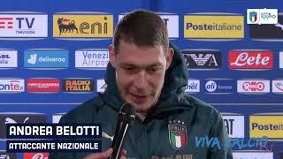 Белотти, Локателли, Ачерби, Спинаццола - после матча Болгария - Италия