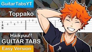 Haikyuu!! S4 OP 2 - Toppako Guitar Tutorial [TABS] (Easy)