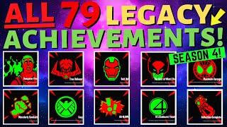 How to Get All *LEGACY* Achievements in Fortnite Season 4!  (All 79 Legacy Achievements!)