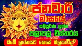 2025 January Lagna Palapala | 2025 January Masaya | 2025 ජනවාරි පලාපල | January Horoscope 2025 |