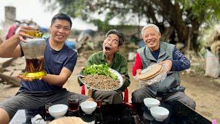 Lần Đầu Ăn Thử Món Chuột Đồng Băm Nhỏ Xúc Bánh Đa Ngon Tuyệt Vời | HUY ANH TV