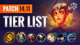 NEW Patch 14.11 TIER LIST Changes | Split 2 Season 14 League of Legends