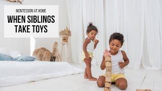 MONTESSORI AT HOME: When Siblings Take Toys