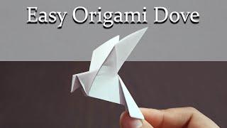 Simple Origami Dove Tutorial for Beginners