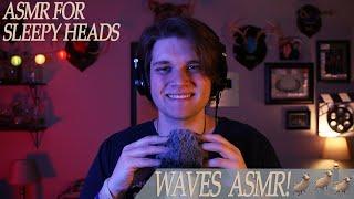 ASMR Waves - Synthetic Waves with Fluffy Mic (47 Minutes)