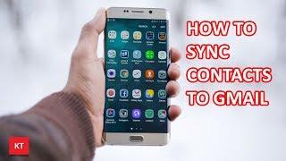 How to sync contacts to gmail