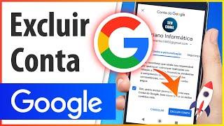 COMO EXCLUIR CONTA DO GOOGLE no Celular BEM EXPLICADO - Rápido e Fácil