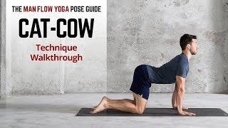 How to do Cat Cow Pose Tutorial  for Beginners (Technique Walkthrough)