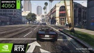 GTA 5 TEST ON HP VICTUS 15 RYZEN 5 8645HS AND RTX 4050 WITH ULTRASETTINGS | WITHOUT GRAPHIC MOD