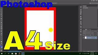 How to Create a A4 Size on Photoshop