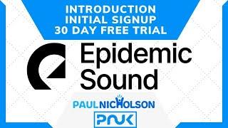 Epidemic Sound Beginner Introduction Signup Trial Tutorial