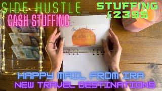 SIDE HUSTLE CASH STUFFING | STUFFING £2395 | ETSY & YOUTUBE EARNINGS | UK CASH STUFFING