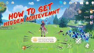 【Genshin Impact】Easy Hidden Achievement Tutorial "And You Call Yourself One of the Four Winds"