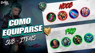 GUIA COMPLETA DE ITEMS - COMO EQUIPARSE CORRECTAMENTE CON CUALQUIER ROL - MLBB ESPAÑOL