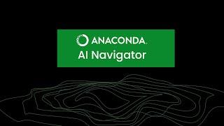 Introducing Anaconda AI Navigator