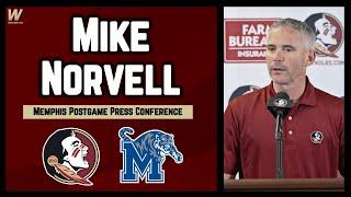 Mike Norvell Postgame Press Conference | Memphis 20, FSU 12 | FSU Football | Warchant TV #FSU