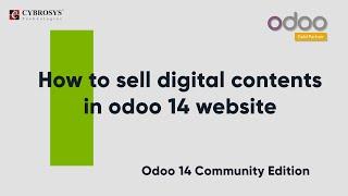 How to Sell Digital Contents in Odoo Website | Odoo 14 Community