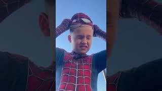 Spiderman Rescues Princess Tay Tay  #spiderman #superhero #shorts #cute #viral #funny #kids