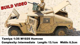 Full Build Video 1/35 Humvee M1025 by Tamiya