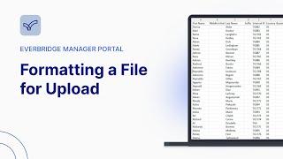 Formatting a File for Upload | Everbridge Manager Portal