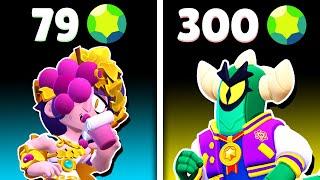 BEST Skin For EVERY GEM PRICE In Brawl Stars!