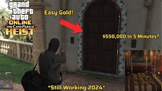 PATCHED | How To Get Gold SOLO! | West Storage Wall Glitch | GTA Online CayoPerico Heist