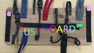 DIY Busy Board | Fine Motor Skills Activity | eva dc