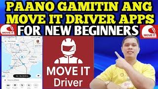 PAANO GAMITIN ANG DRIVER APPS NI MOVE IT STEP BY STEP | FOR NEW BEGINNERS