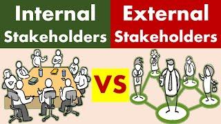 Differences between Internal and External Stakeholders.