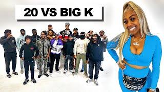 20 GUYS VS 1 INFLUENCER: BIG K