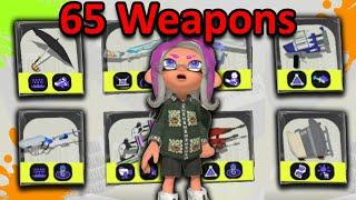 One Game With Every Weapon (Splatoon 3)