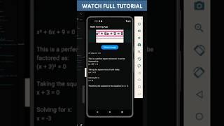 Math Solving Flutter App using Google Gemini API 2024 Flutter tutorial #shorts #fluttertutorial