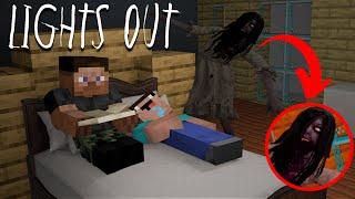 LIGHTS OUT   [Part-1] Minecraft Horror Story in Hindi