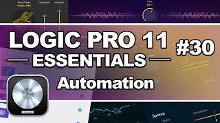 Logic Pro 11 - #30 Automation (Track & Region Automation)