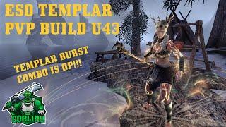 ESO Meta Templar PvP Burst Build U43 l Huge Combo DMG Nukes Players l Hardest Hitting Templar?