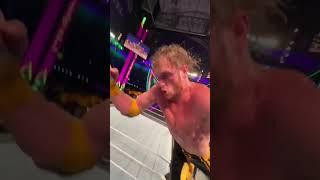 Logan Paul hit Roman Reigns with the selfie video!  #WWE #WWECrownJewel #LoganPaul #RomanReigns