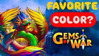 RAINBOW MYTHIC! GEMS OF WAR NEW MYTHIC CHROMATICEA! HUNTING AND TEAMS