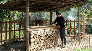 Building a kitchen by hand: From raw materials, a new space is born. Ly Tieu Tay