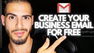 How To Create Business Email for Free  Custom Domain Gmail Address Tutorial (2022)