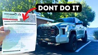 DON'T Buy This Truck! 2021-2024 Toyota Tundra