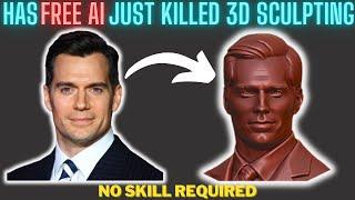 Turn photos into 3D sculpts for "free" - Has AI just killed 3D sculpting?