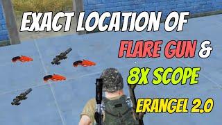 Flare Gun Location PUBG Mobile Erangel 2.0