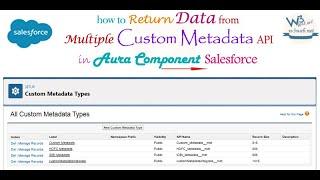 How to fetch/display multiple custom metadata records through selected Picklist value in Salesforce