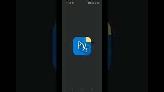 How to Program python in phone? #pythontutorial #pythonlearning #programming #coding #pythonstatus